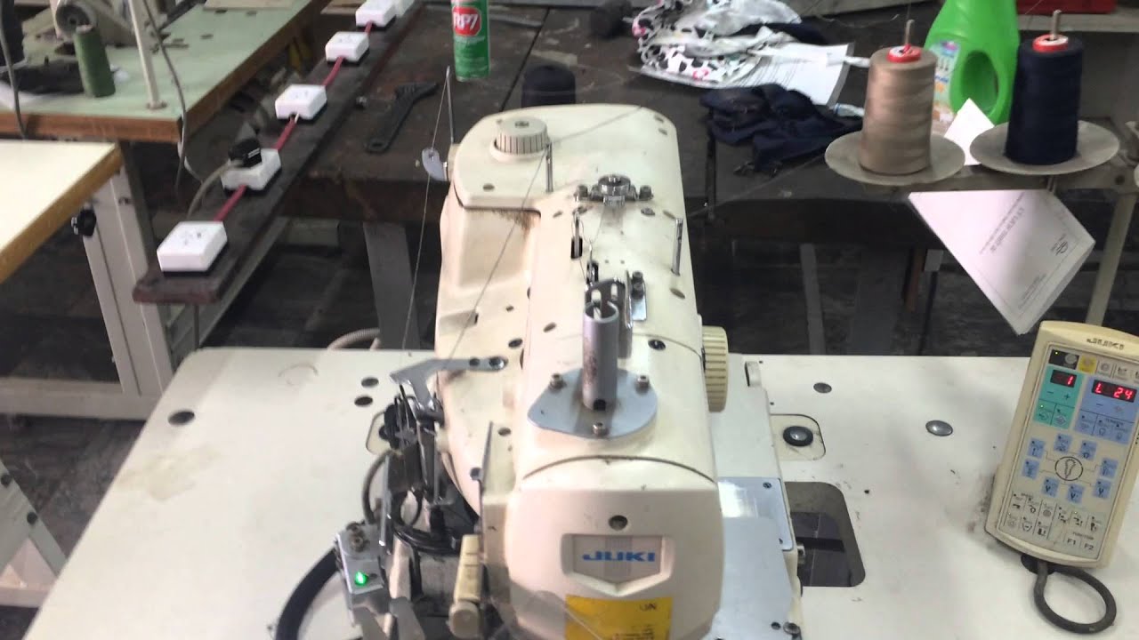Hướng dẫn Vận hành máy thùa khuy đầu tròn điện tử juki MEB 3200