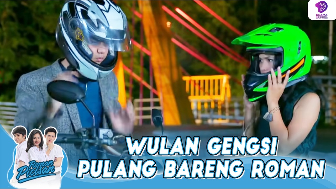 GENGSI TAPI MAU GIMANA LAGI! WULAN TERPAKSA PAKE HELM ROMAN! - ROMAN PICISAN