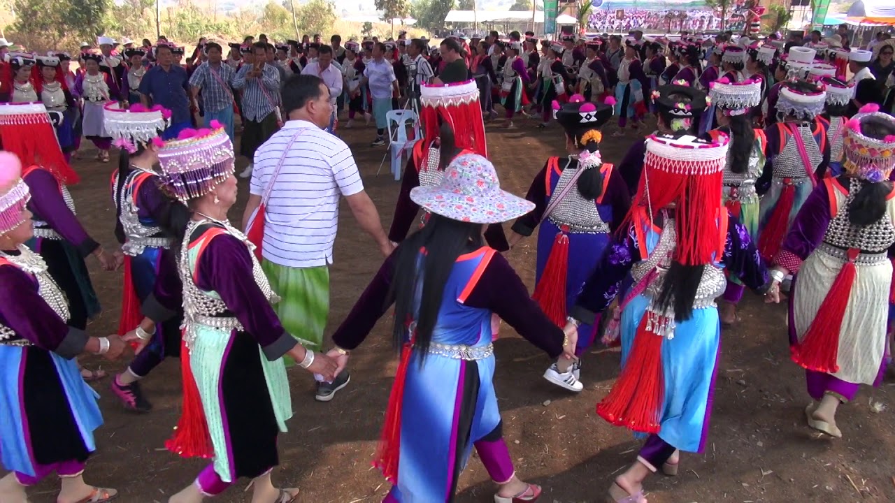 #ดอยลีซู ปีใหม่ลีซู/ปีใหม่ลีซอ บ้านน้ำฮู งานสมาพันธ์ลีซู, Lisu New Years, Lisu dance