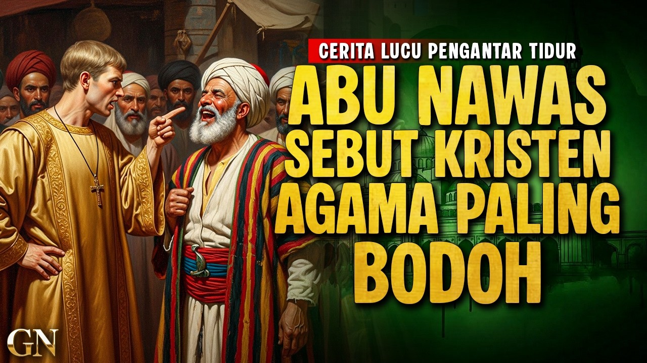 ABU NAWAS SEBUT KRISTEN AGAMA PALING BODOH || CERITA LUCU PENGANTAR TIDUR