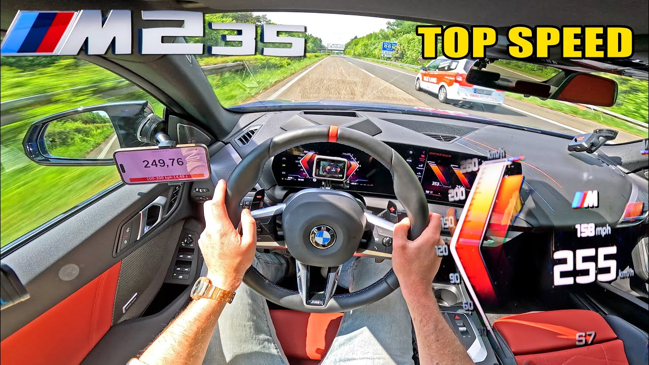 2025 BMW M235 Gran Coupe | 0-100 100-200 & TOP SPEED on AUTOBAHN