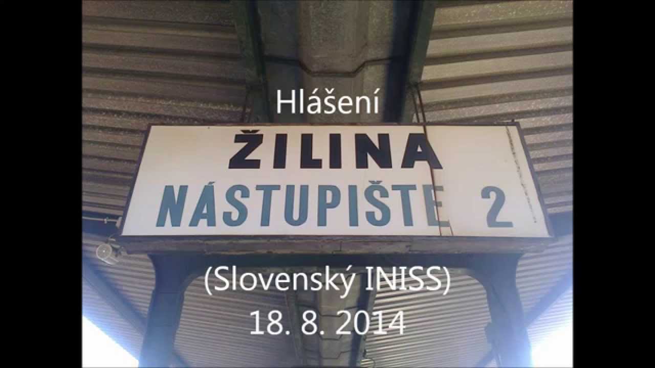 Staniční hlášení Žilina (Slovenský INISS) - 18. 8. 2014