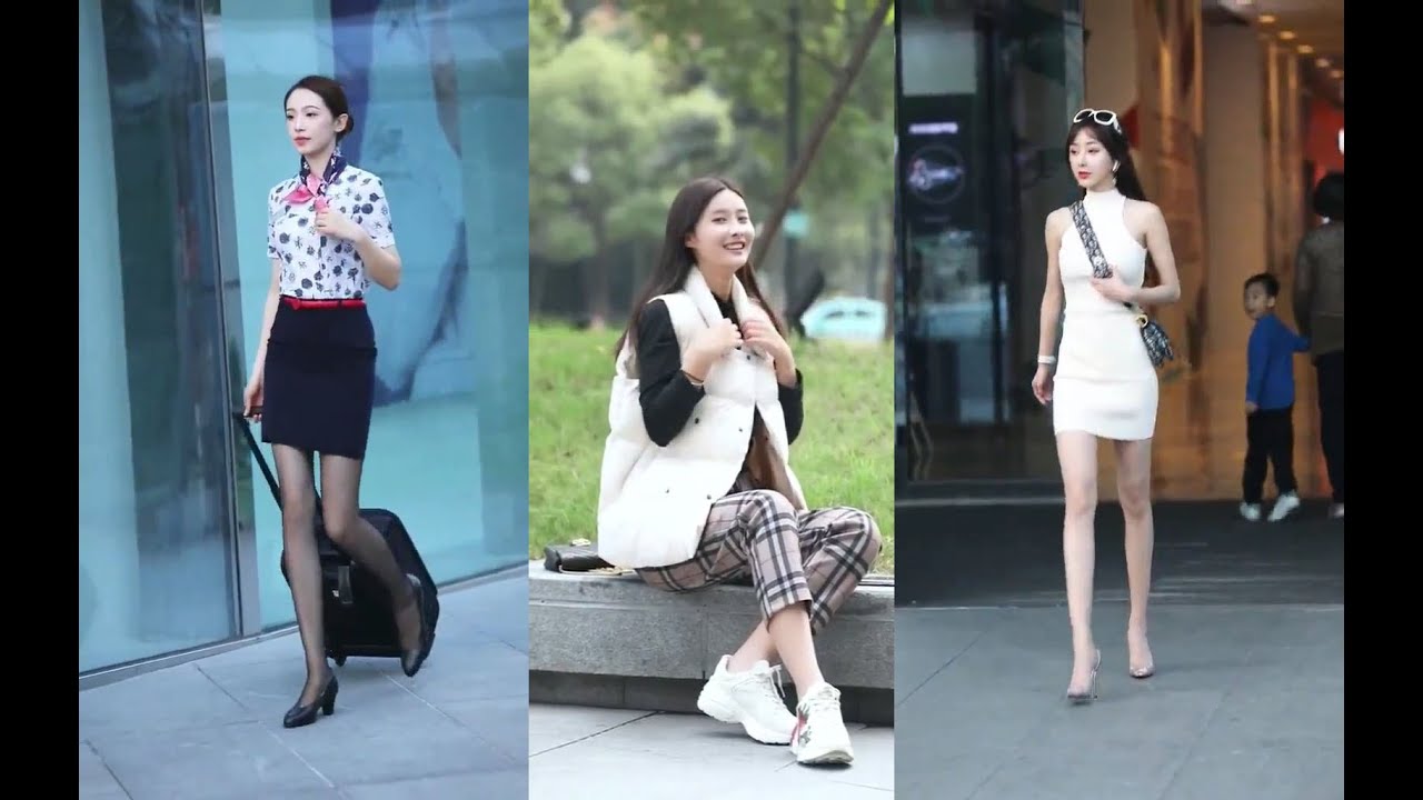 [TIK TOK]Chinese girls:Street Fashion Episode 48