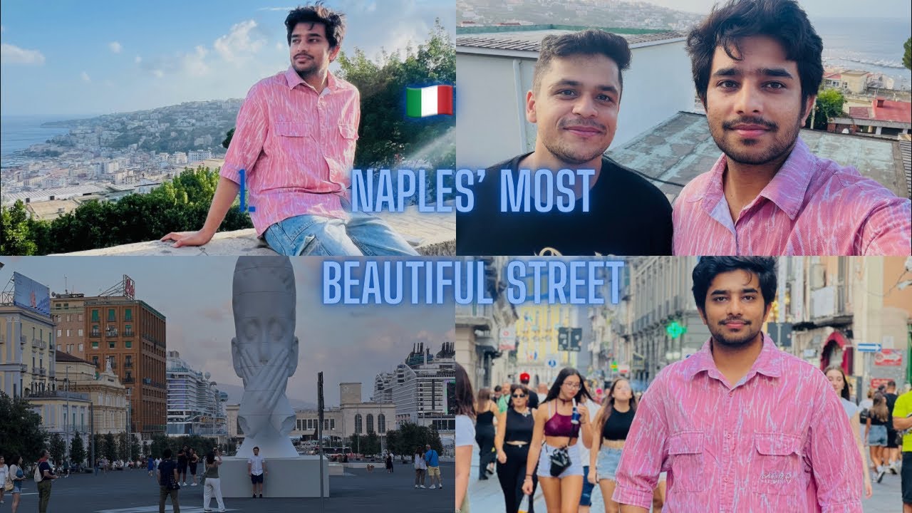 The Most Beautiful & Historic Street in Naples 🇮🇹✨
