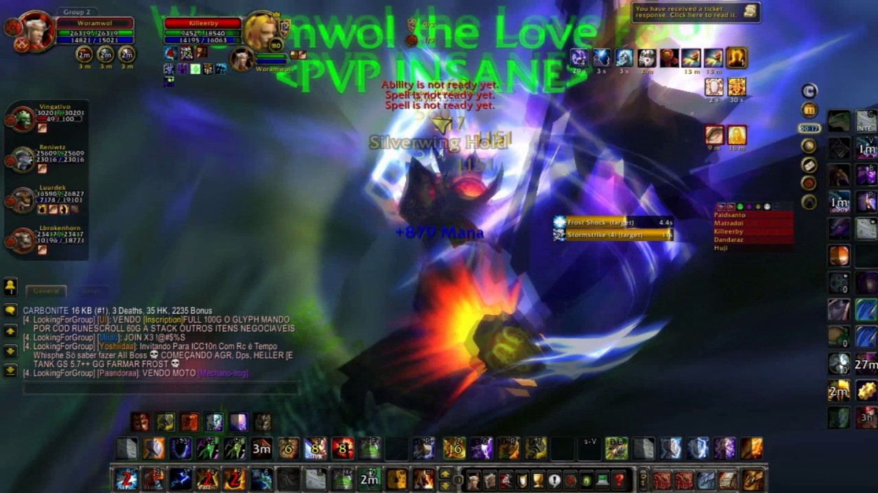 Shaman Enhacement PvP 3.3.5  Parte 3.