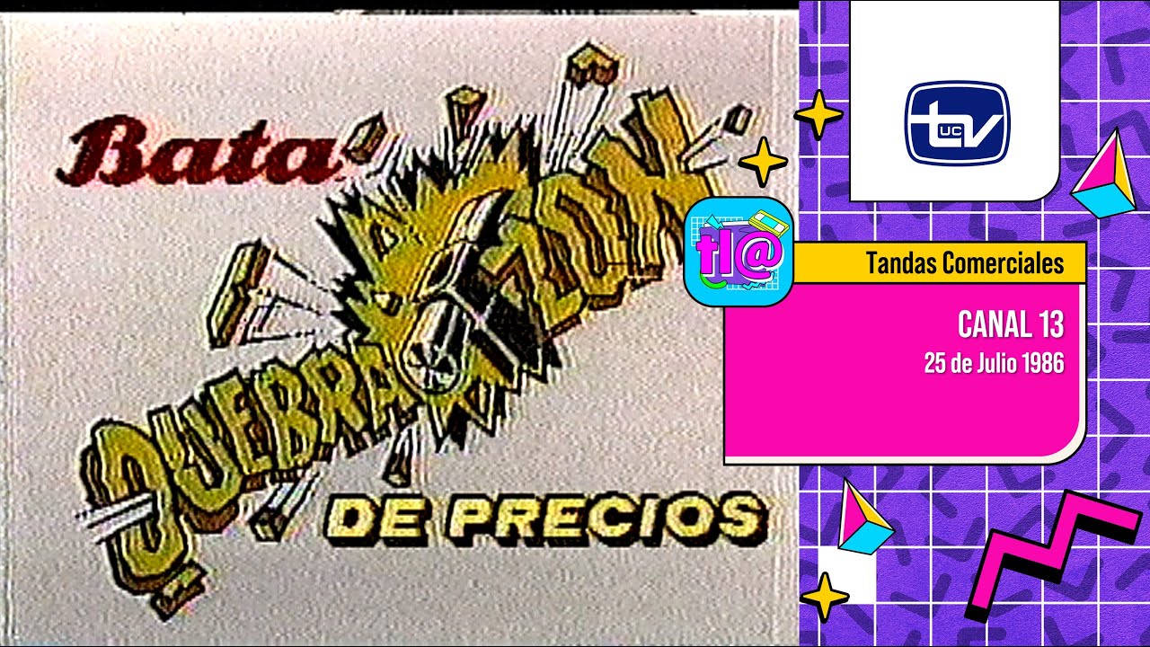 Tandas Comerciales Canal 13 (25 de Julio 1986)