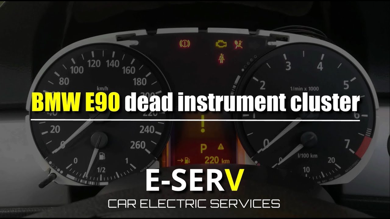 BMW E90 INSTRUMENT CLUSTER REPAIR