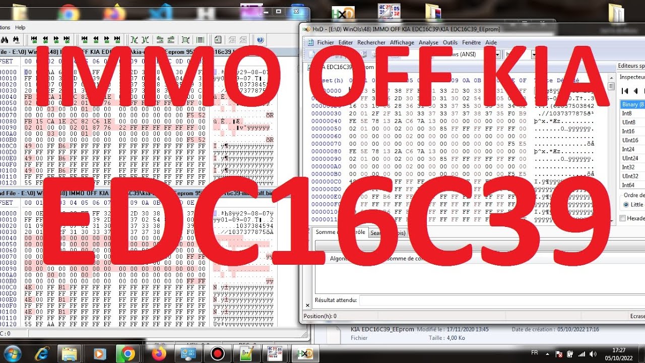 48) IMMO OFF KIA EDC16C39. لاتنسوا نزع فيشة immobox كيف تلغي نظام حماية التشغيل؟؟؟