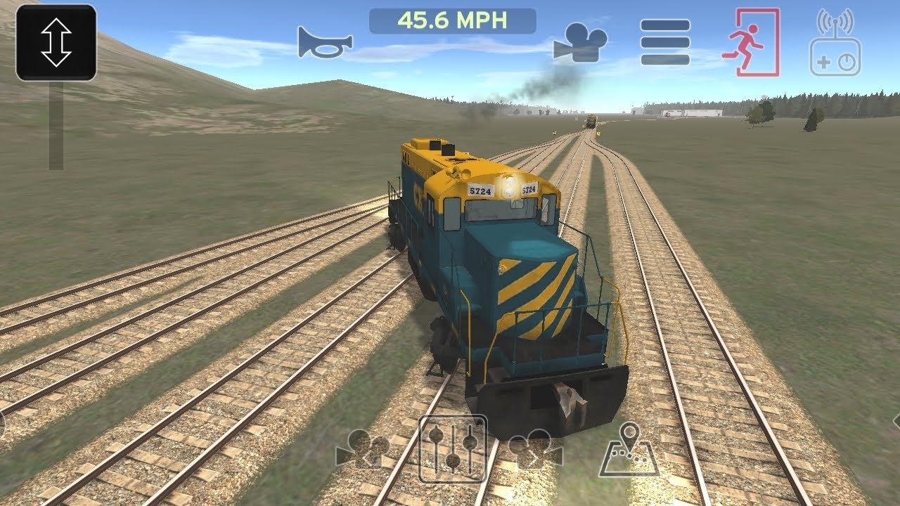 How to Drift locomotive in Train and Rail yard simulator Game?|||Watch this Video 