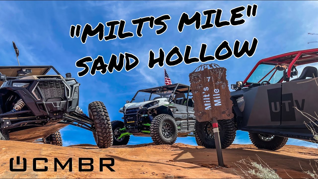 Путеводитель по тропам Sand Hollow UT | Milt’s Mile | RZR Turbo S на 35-дюймовых колёсах, Teryx н...