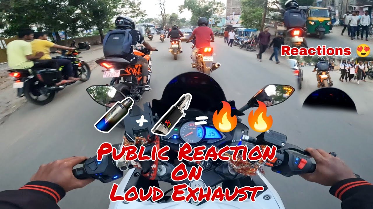 RS 200 loud exhaust | sc project exhaust| akrapovik exhaust | Loud exhaust public reaction