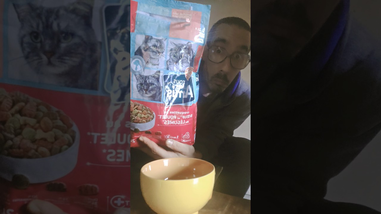 degustation partie 3 : cereales a la viande et aux legumes 🤣🤣🤣