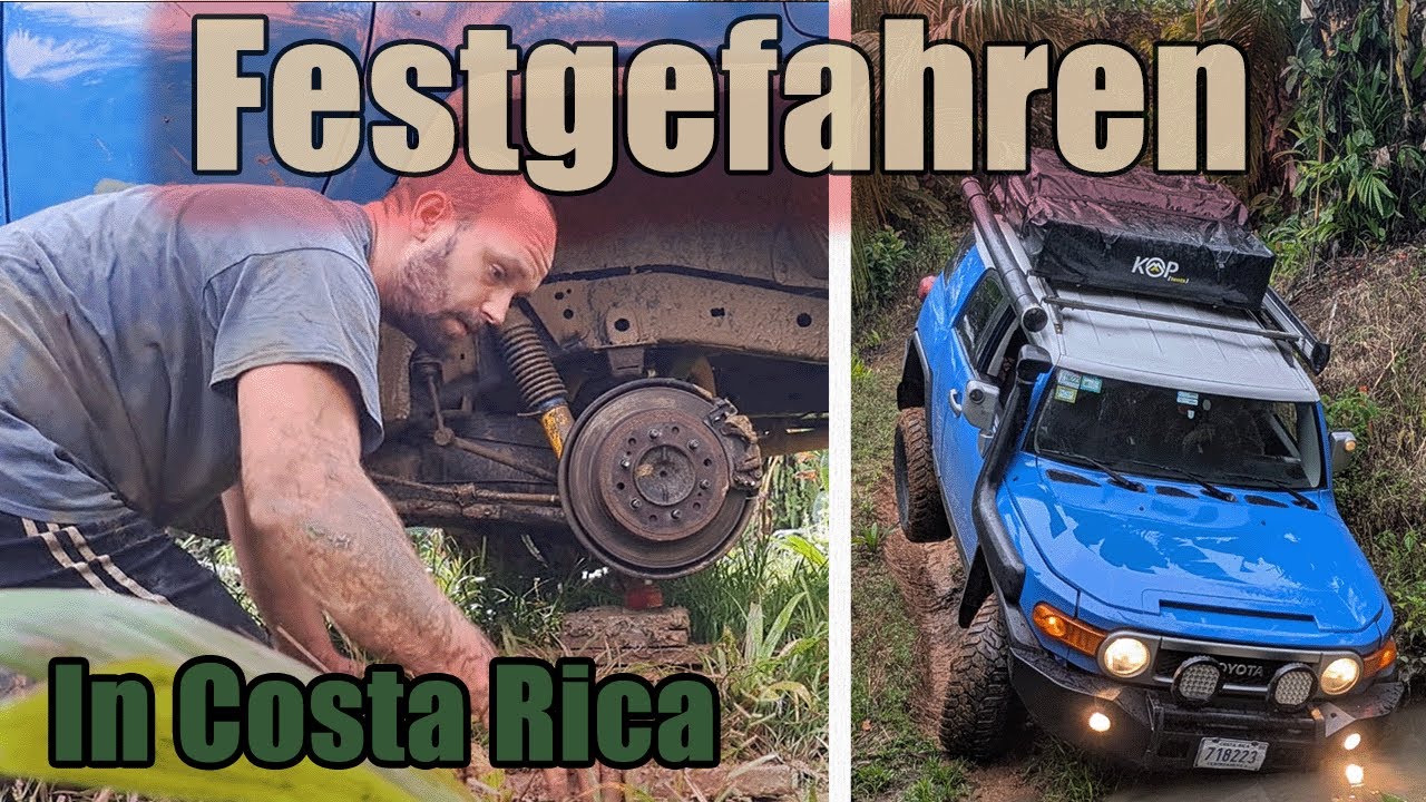 Festgefahren im Costa Rica Dschungel | 4x4 Toyota