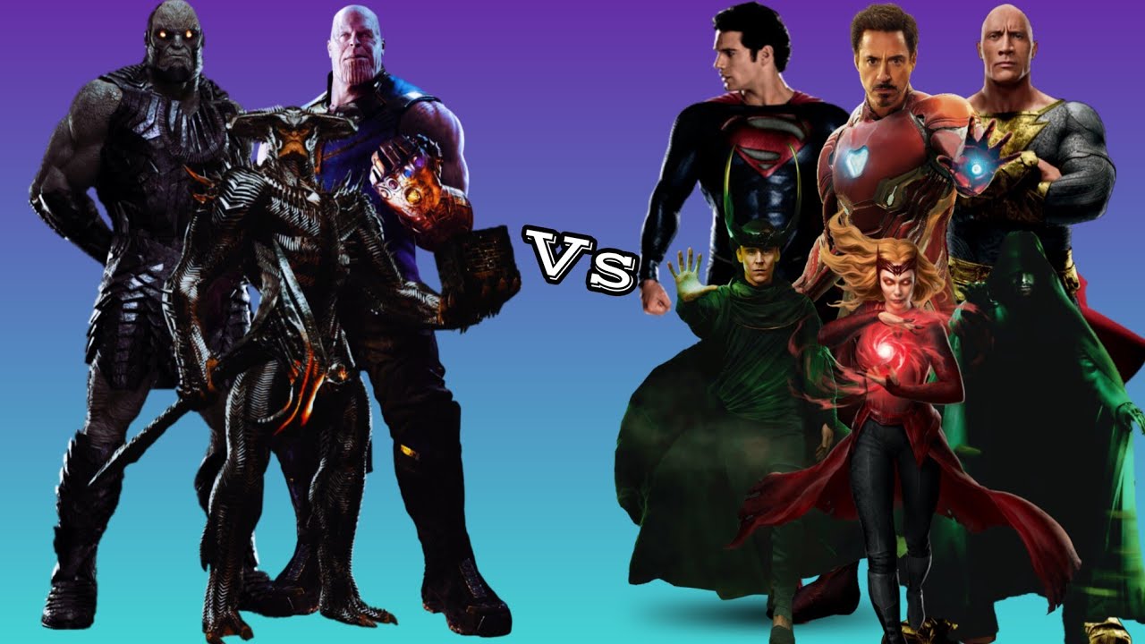 steppenwolf, darkseid, thanos vs marvel and dc #steppenwolf #darkseid #thanos #1vs1 #battlevideo