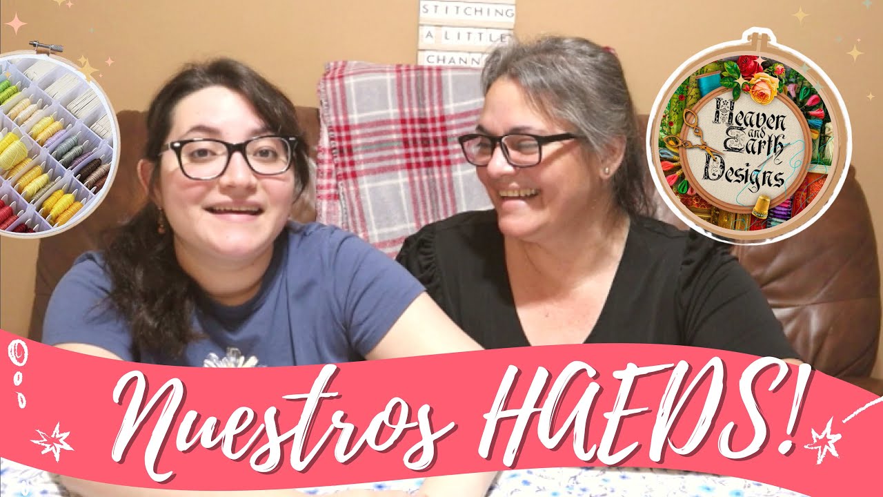 ESPAÑOL Flosstube #60 | Nuestros Proyectos de Heaven and Earth! Bolsas Nuevas! 🧵 Punto de Cruz 🪡