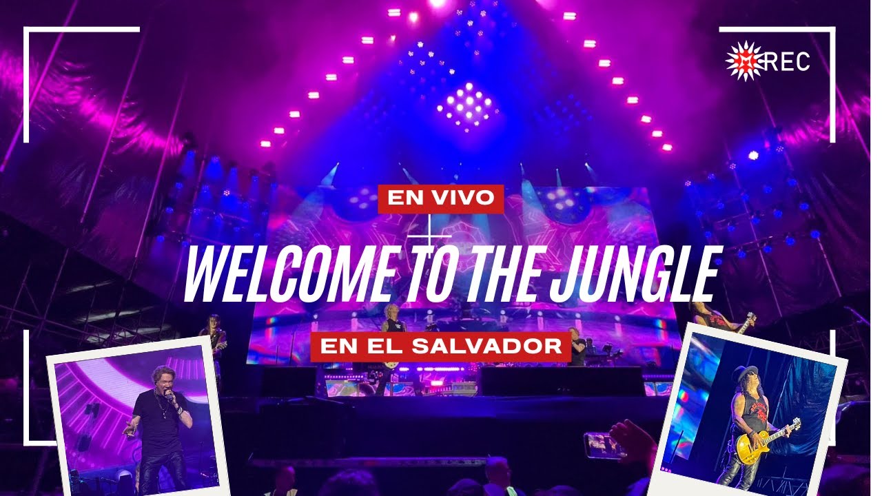 Guns N' Roses | Welcome to the jungle (En vivo) El Salvador) 