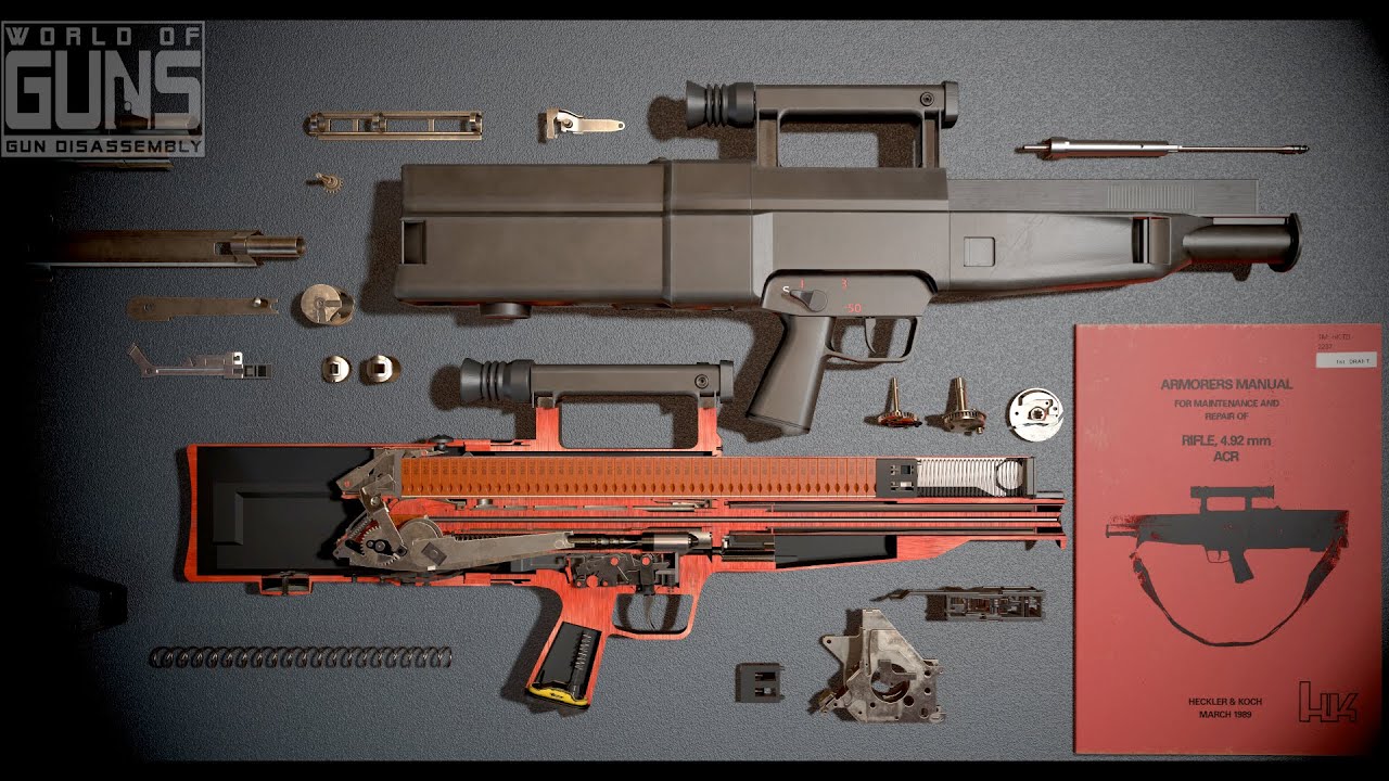 【狂気】意味不明過ぎるH&K社のG11のメカニズムを見よう