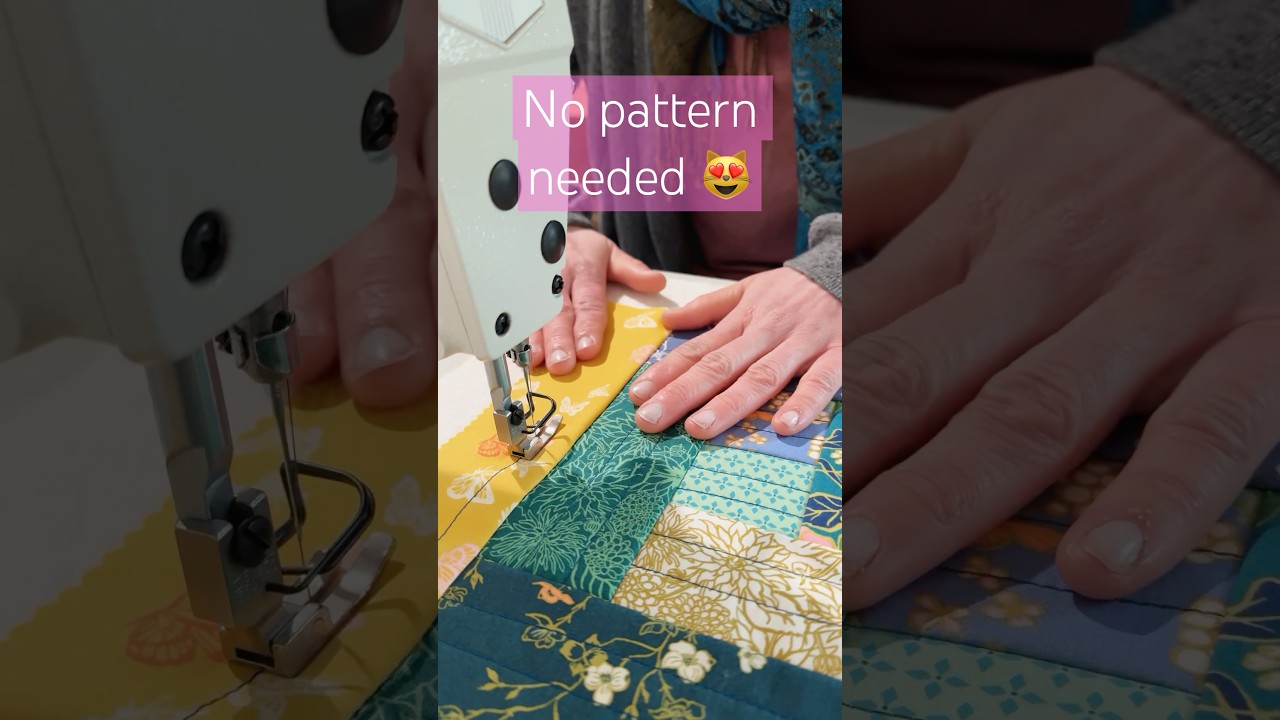 How I made a quilted crossbody bag with no pattern and no measuring 