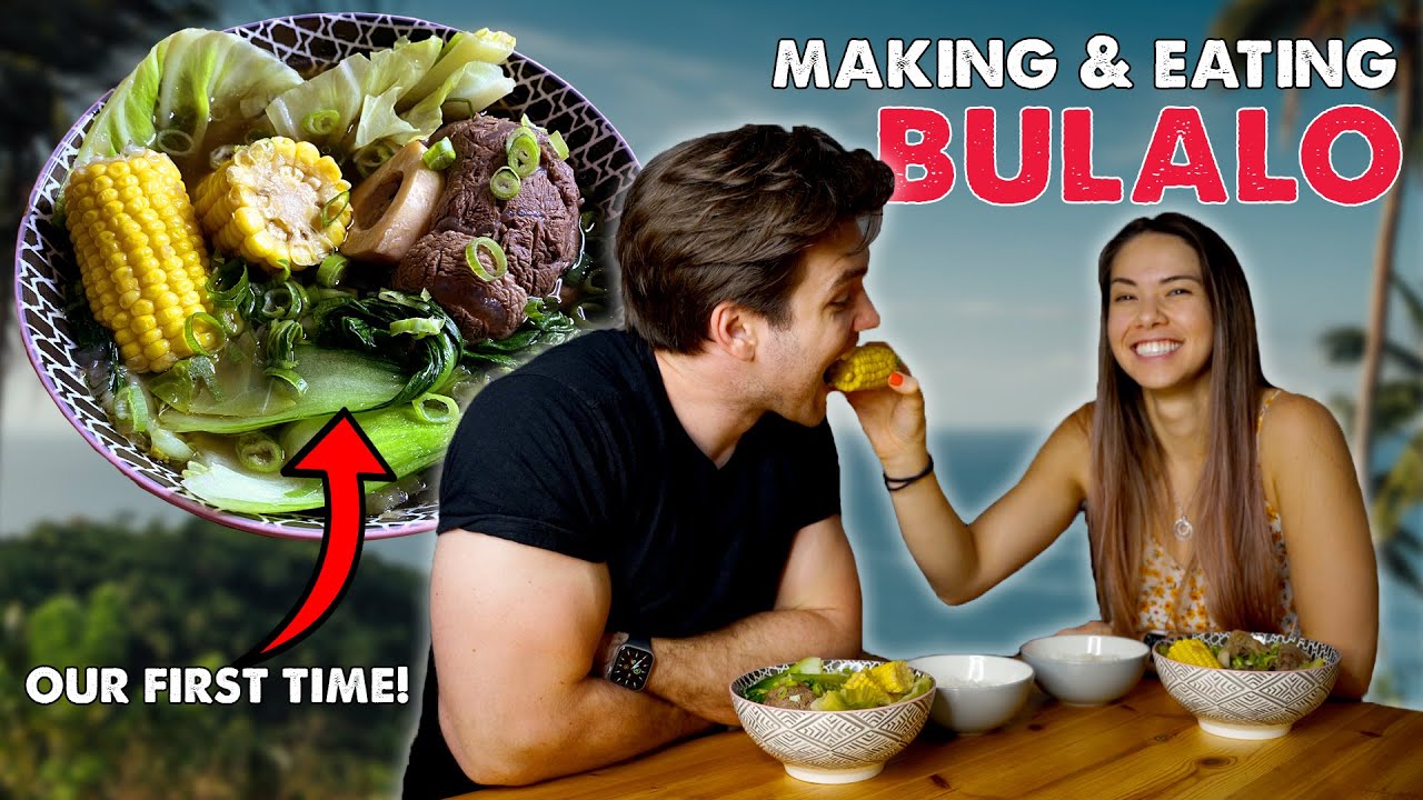 MAKING BULALO! FILIPINO BEEF SHANK SOUP! OUR FIRST TIME TRYING!