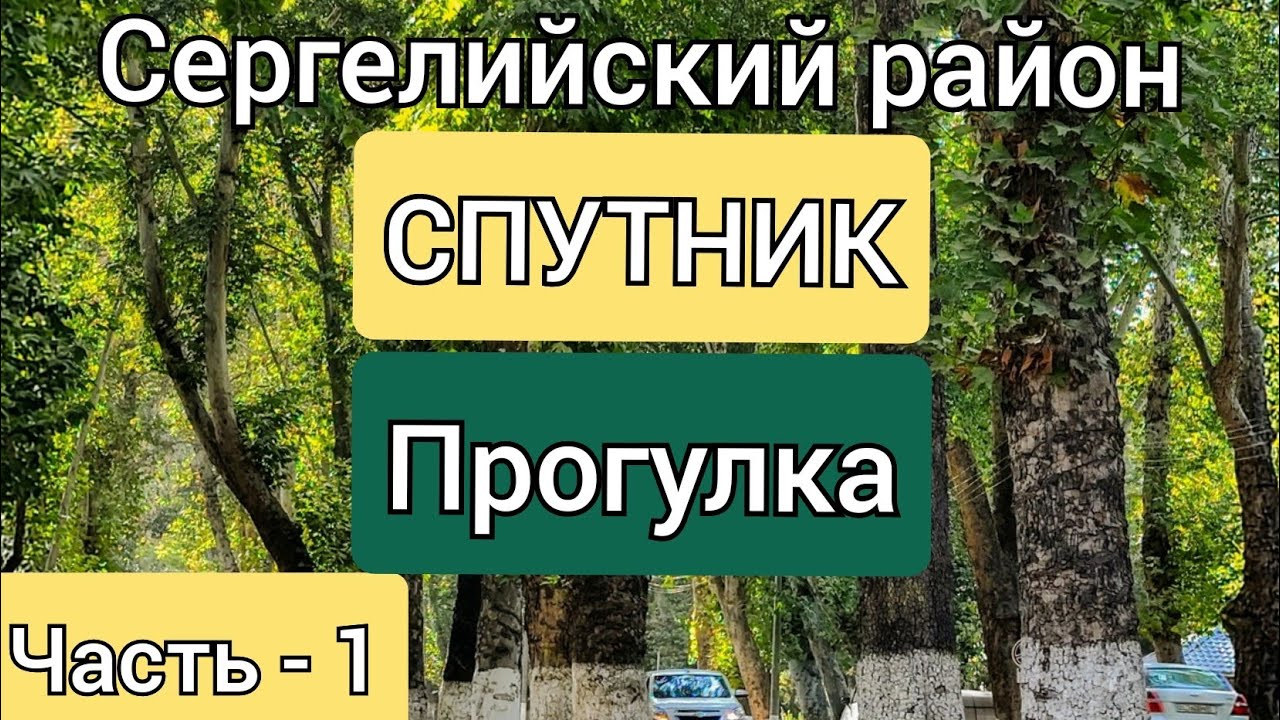 Ташкент! Сергелийский район! Спутник! Прогулка! Влог! Alo Tashkent