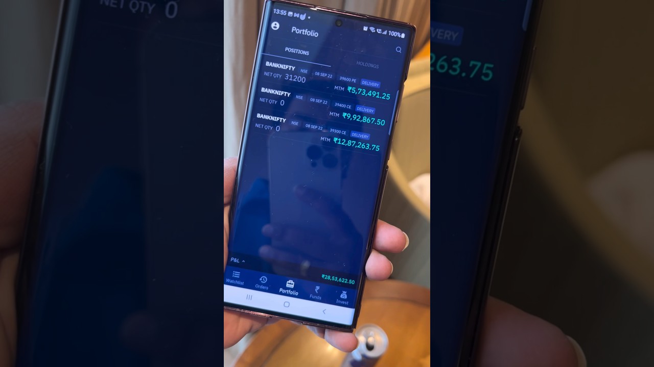 😍My first 1 Crore profit 💰 Day from BANK NIFTY 🔥while in ✈️ #youtubeshorts #shorts #banknifty