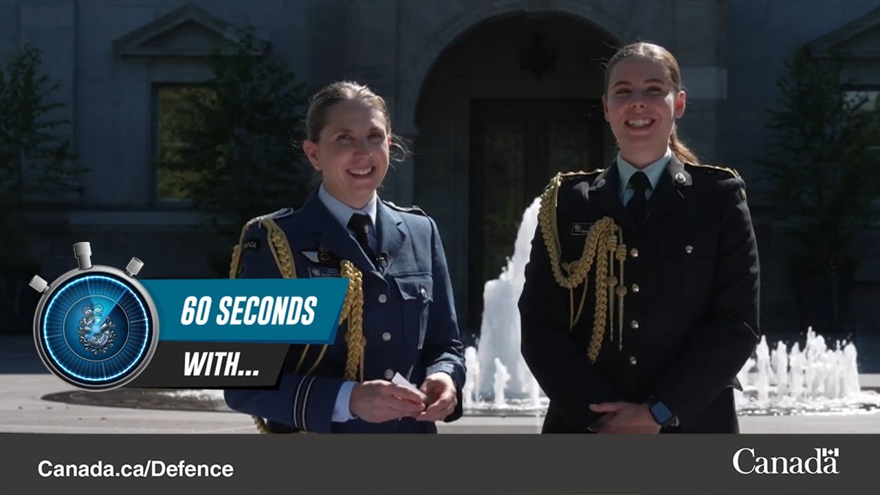 60 Seconds With Capt Tremblay and Capt Alexuta, Aides-de-Camp to the GG of Canada