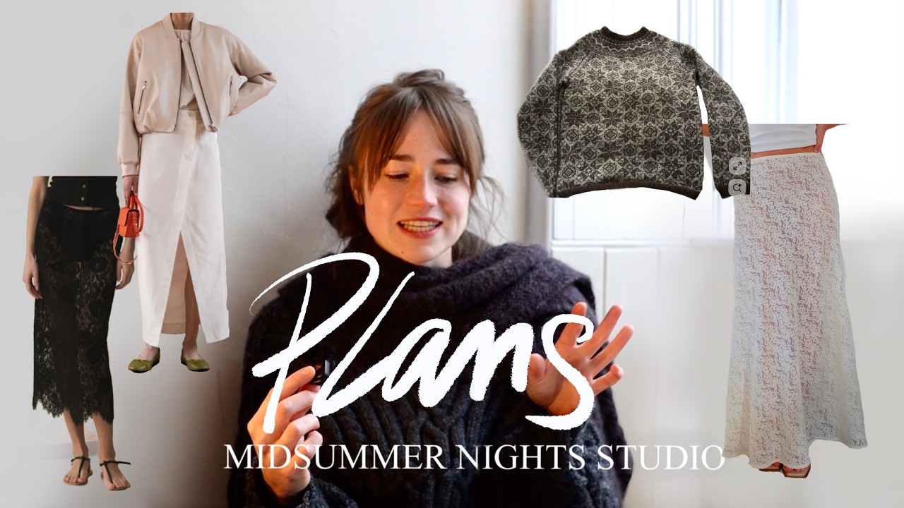 MIDSUMMER NIGHTS STUDIO - EPISODE 22 - what I'm knitting & sewing this year