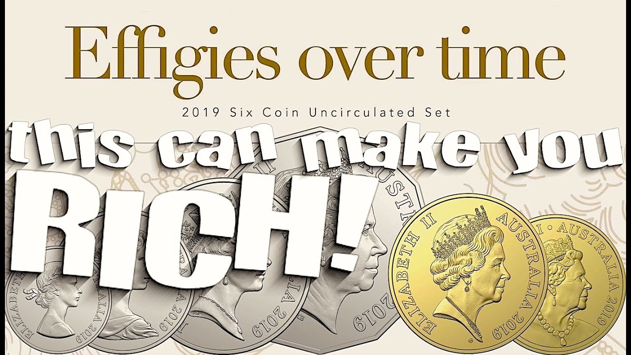 Now valued hundreds of dollars $$$ Australia 2019 Effigies Over Time uncirculated coin set
