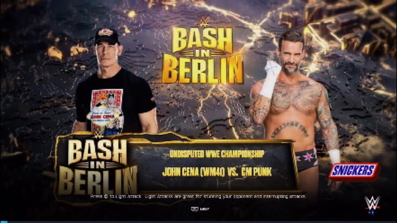 John Cena vs CM Punk WWE undisputed title
