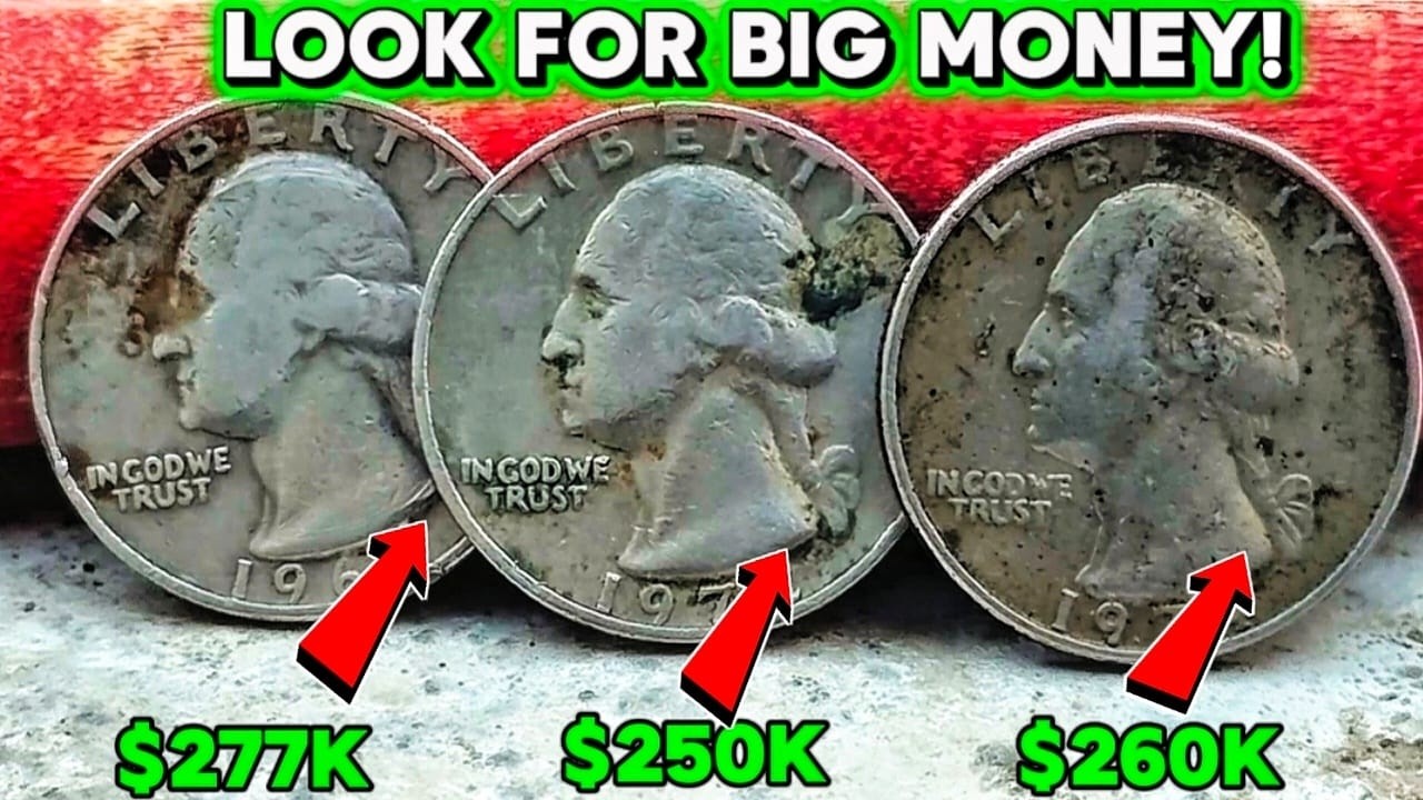 These Washington Quarters Look Ordinary… But Some Are Worth a Fortune!