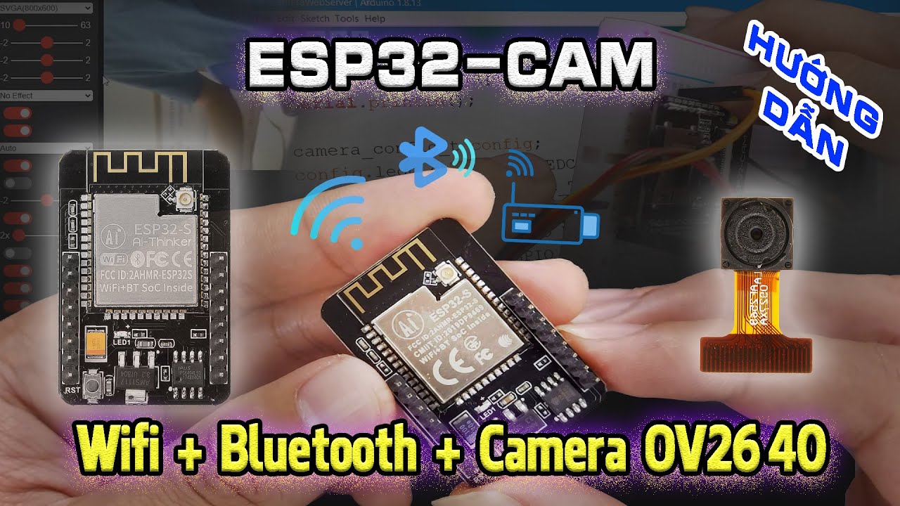 Module ESP32-CAM Bluetooth Camera OV2640 (ESP32-CAM AI-Thinker Bluetooth Camera OV2640 Module)