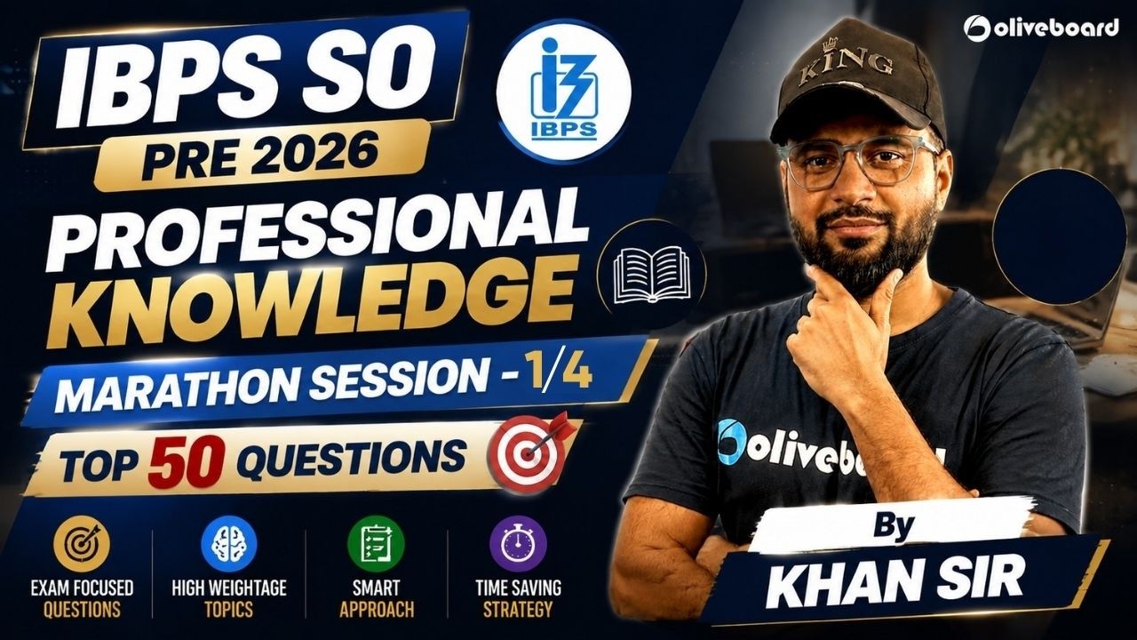 IBPS SO IT Prelims Professional Knowledge Marathon Session 1/4 | Top 50 Questions | Oliveboard