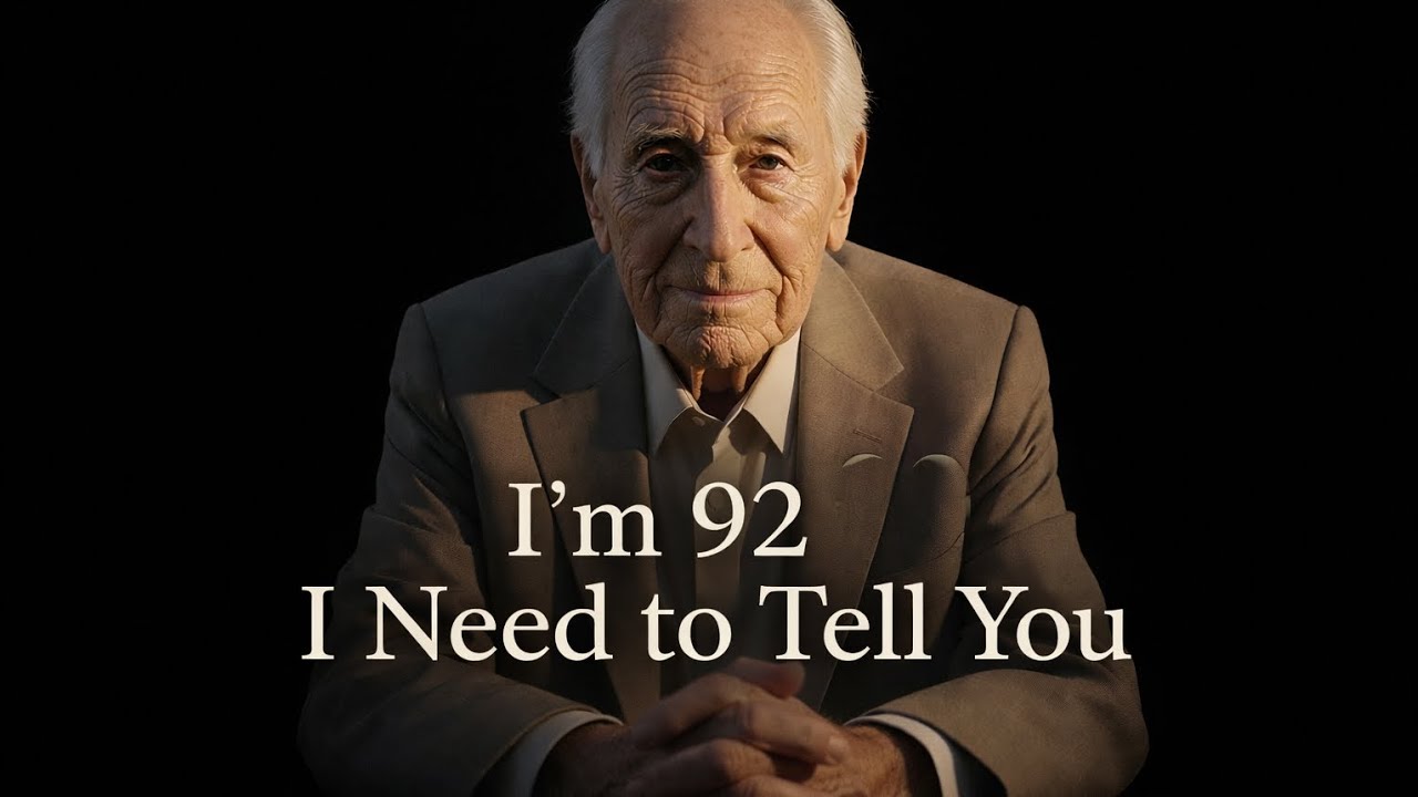 I'm 92... I Need to Tell You Something Before I Go