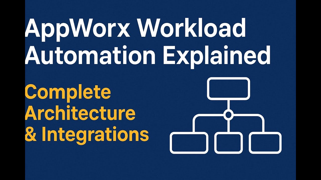🚀AppWorx Workload Automation Tutorial | Architecture, Integrations & ERP Automation Deep Dive