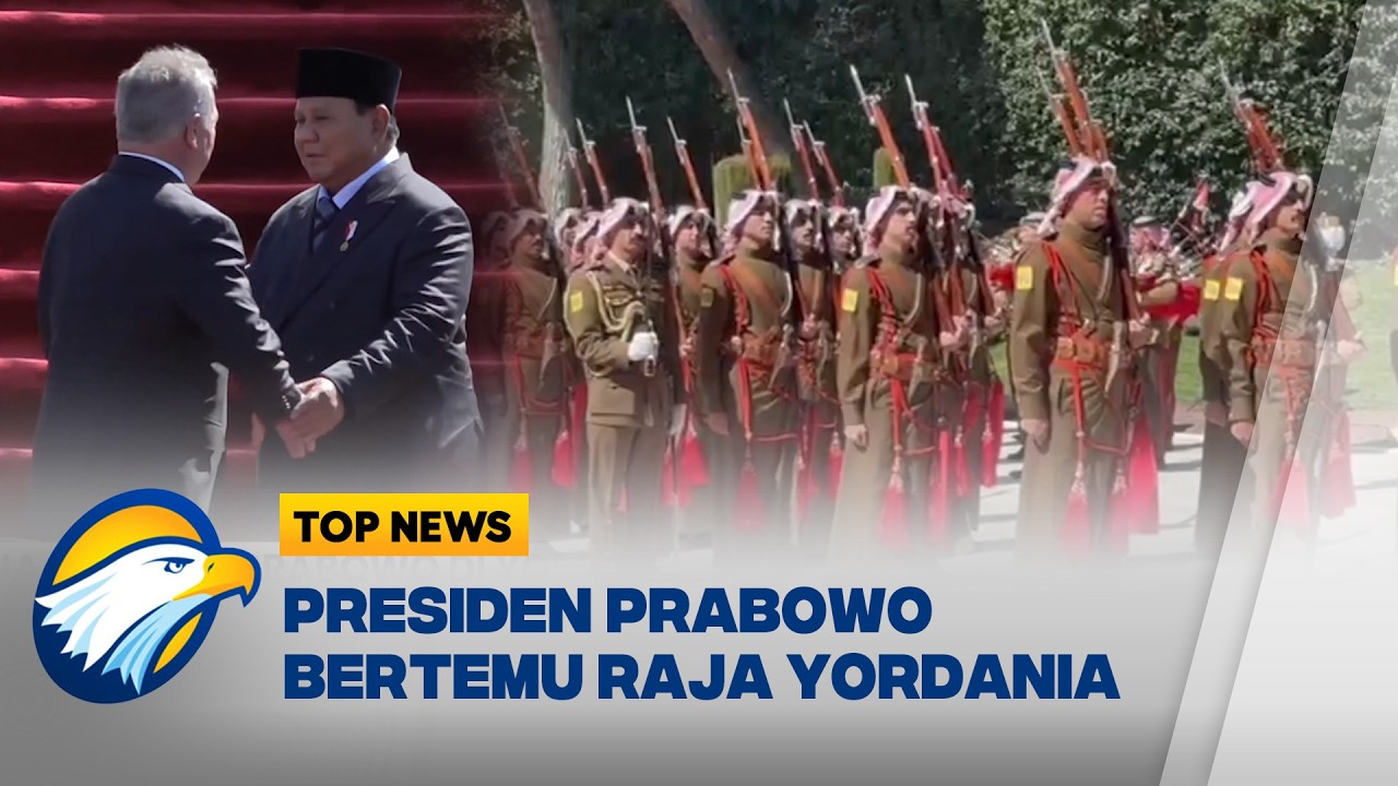 Bertemu Raja Yordania, Prabowo Disambut Upacara Kenegaraan di Istana Basman