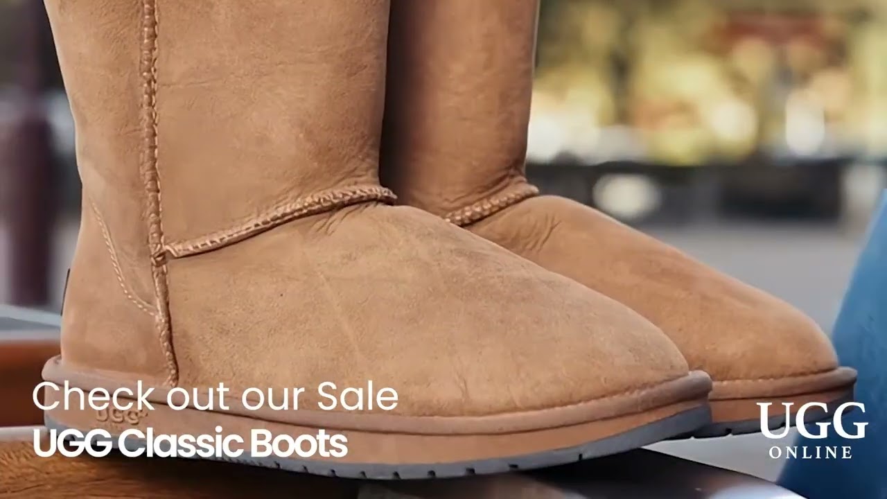 UGG Classic Boots: Durable. Timeless. Water-resistant. 💧✔️