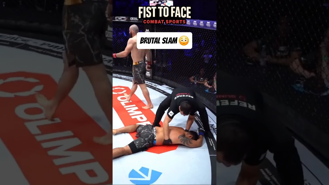 Slam-A-Jam - Brutal Slam Ko 😳 #mma #zapasy #grappling