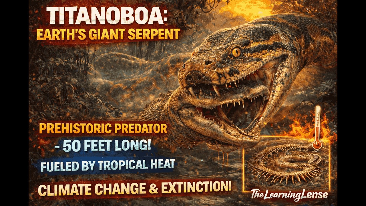 Titanoboa: The 50-Foot Snake That Ruled After the Dinosaurs.
