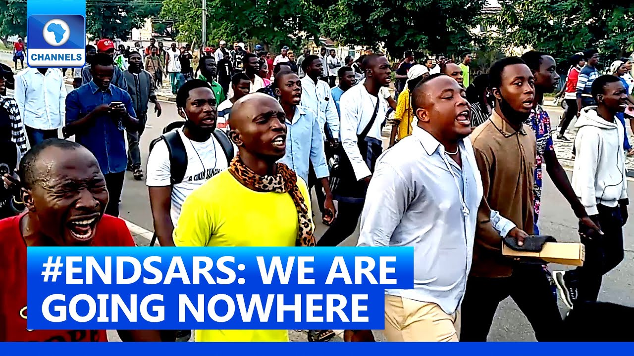 #ENDSARS Protest: We Are Going Nowhere, Protesters Unfazed With Curfew