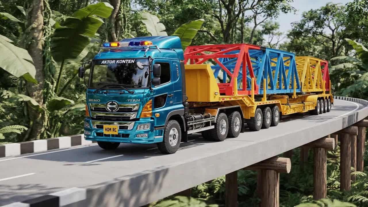 Điều khiển xe Tải Trên Đường Tự Chế