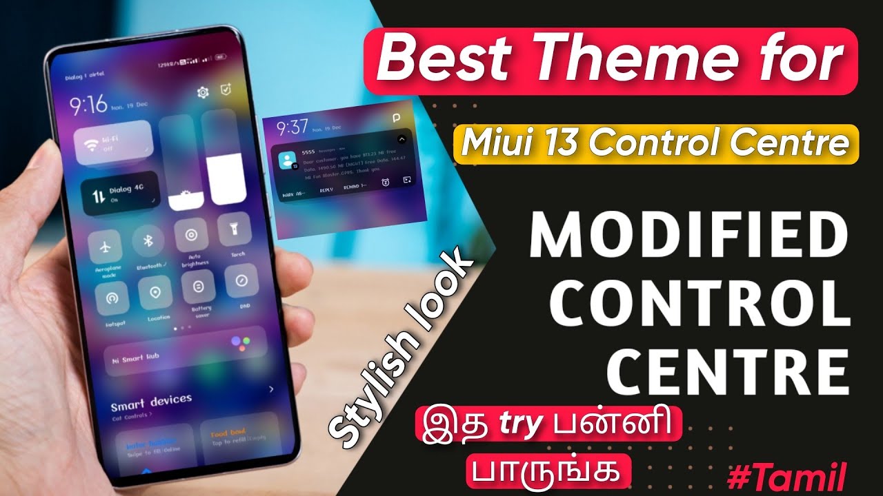 Try This Miui Theme Now | Modified Miui 13 Control Centre | miui 12 miui 13
