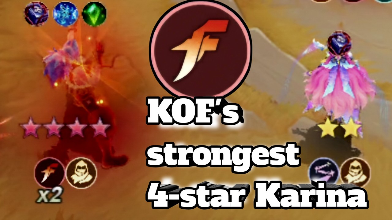 Karina 4 star strongest KOF latest synergy ||magic chess go go