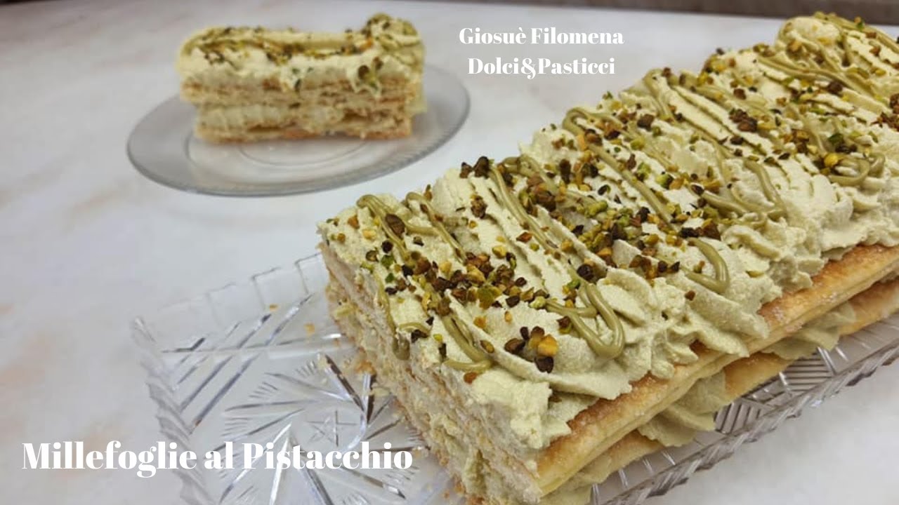 Millefoglie al Pistacchio