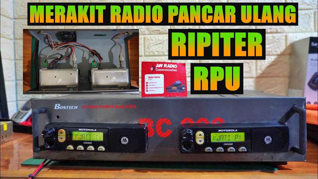 merakit radio pancar ulang atau rpu atau ripiter sederhana