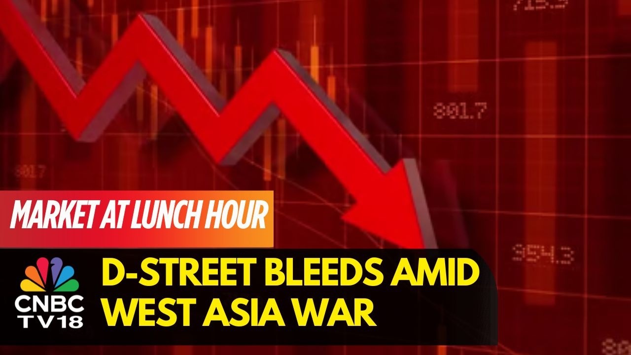 Market Crashes Amid Raging West Asia Tensions; Sensex Down 1,300 Points, Nifty Near 24,450