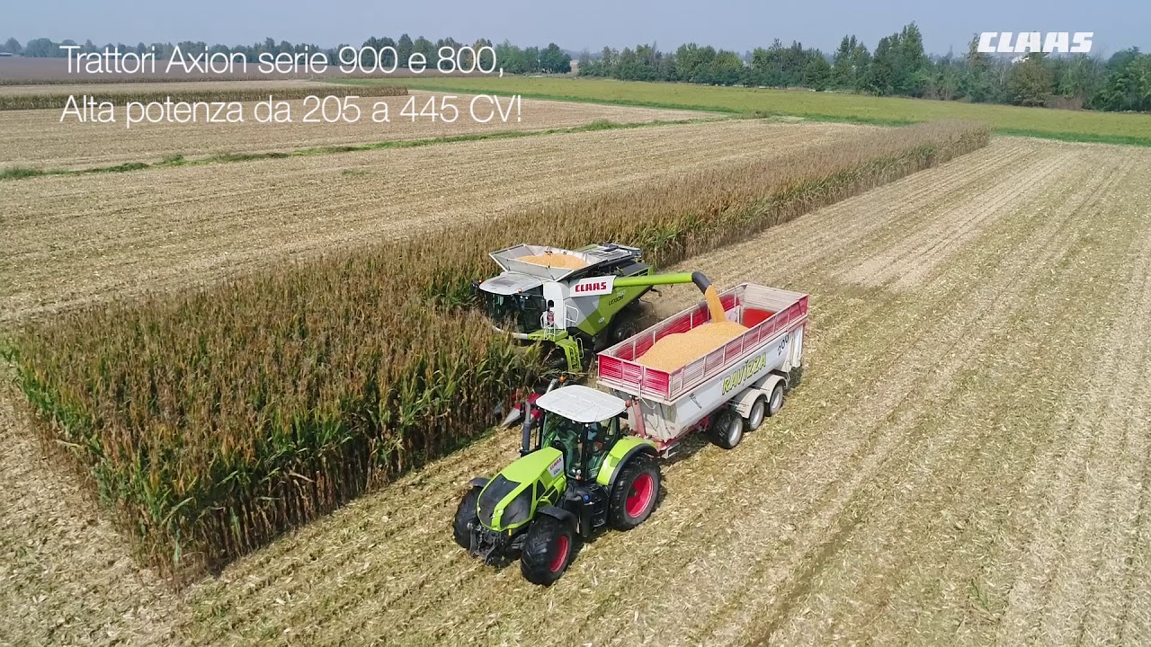 CLAAS In Campo 2018. LEXION 760 TERRA TRAC / LEXION 570. Azienda Gavazzoni.