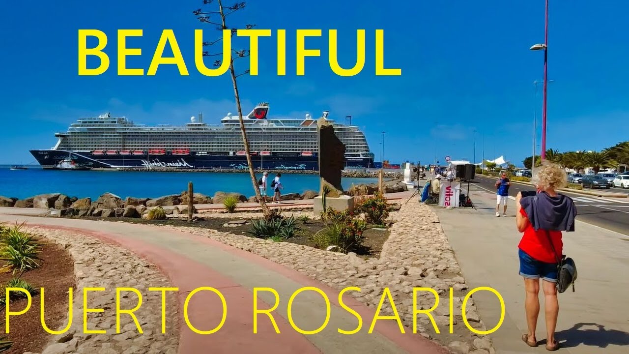 Puerto del Rosario FUERTEVENTURA Spain 2025 🇪🇸 🔴 NEW Walking Tour in Canary Islands [4K UHD]