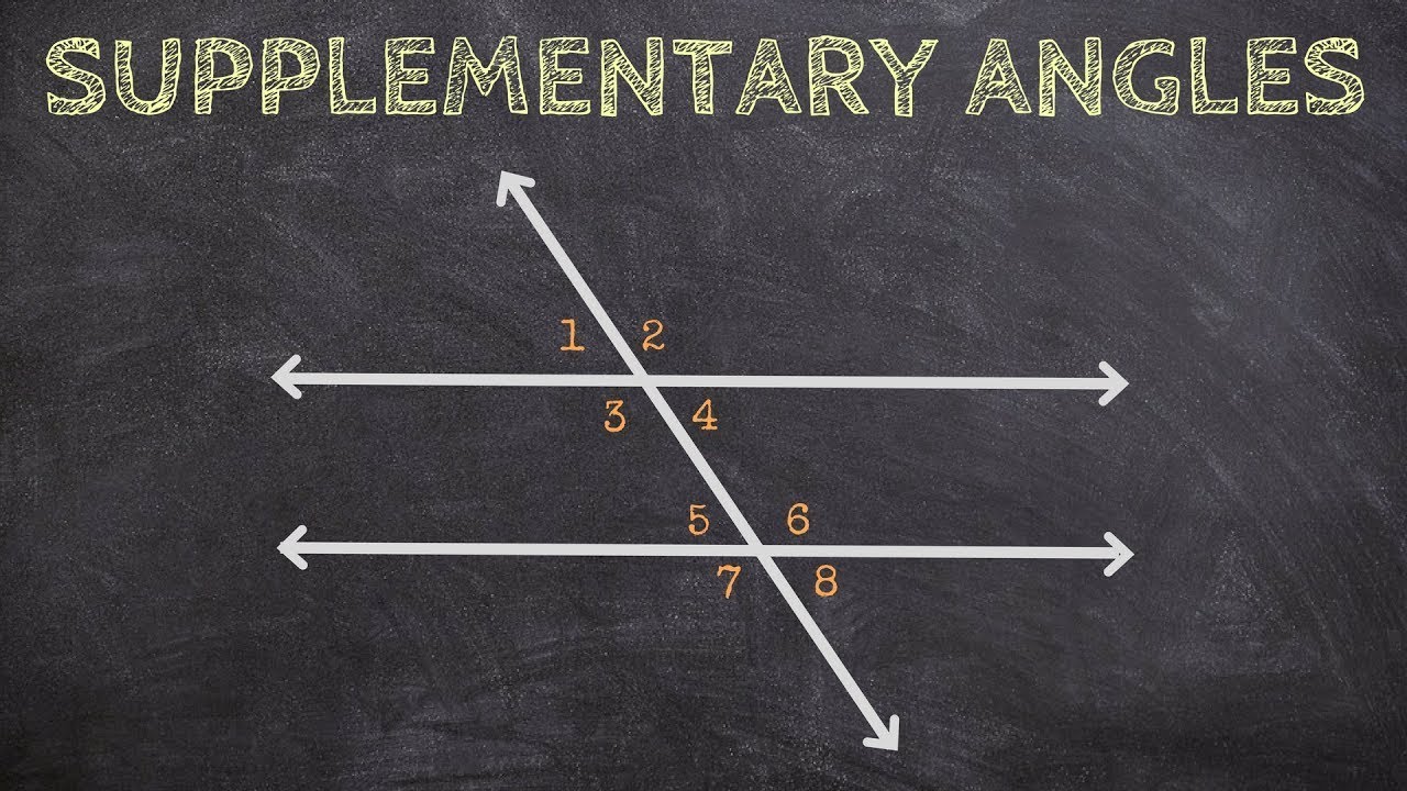 Determining Supplementary Angles from Parallel Lines and a Transversal