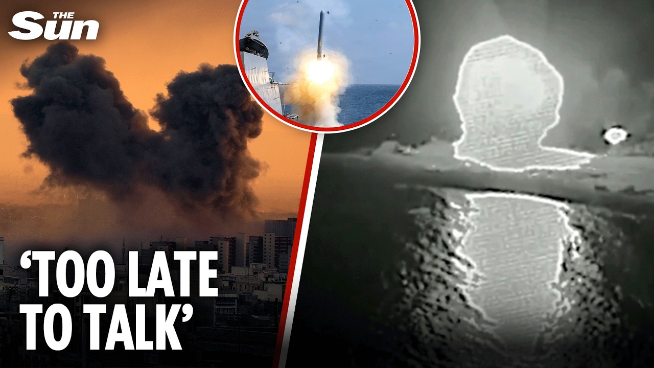 Tehran pounded by US and Israeli missiles as Trump says it’s ’too late for talks’