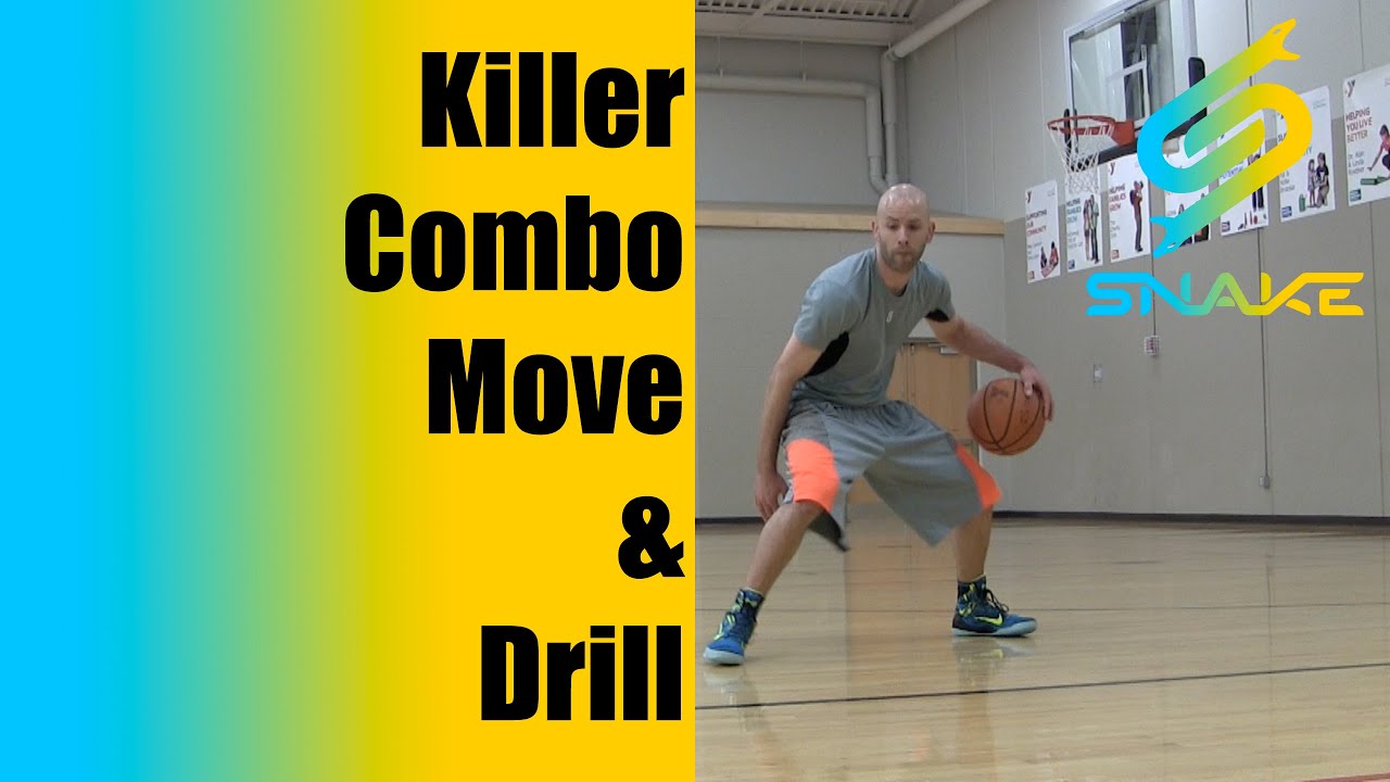 Killer Combo Move For Basketball! Crossover Dribble Drill To Break Ankles
